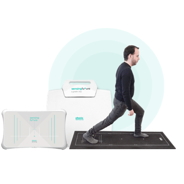PhysioSensing Rehabilitation III MAX REHAB: Large Baropodometric Platform + Balance Software + Pedometry Software